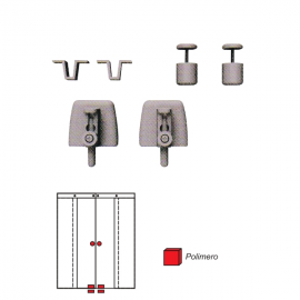 Kit 03P - Janela de Correr com 4 Folhas