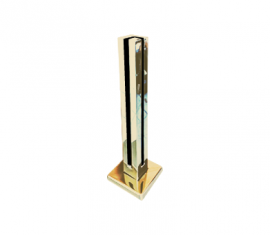 Torre Quadrada de Inox - Dourado 400mm