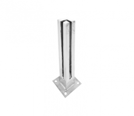 Torre Quadrada de Inox - Branco 300mm